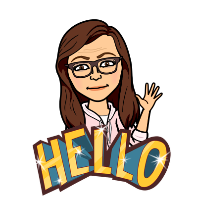 Miss Katie Bitmoji Waves Hello 